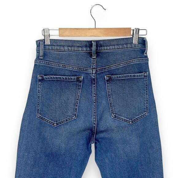 Banana Republic Women's High Rise Straight Jeans Size 27 Indigo Medium Wash - Picture 4 of 8